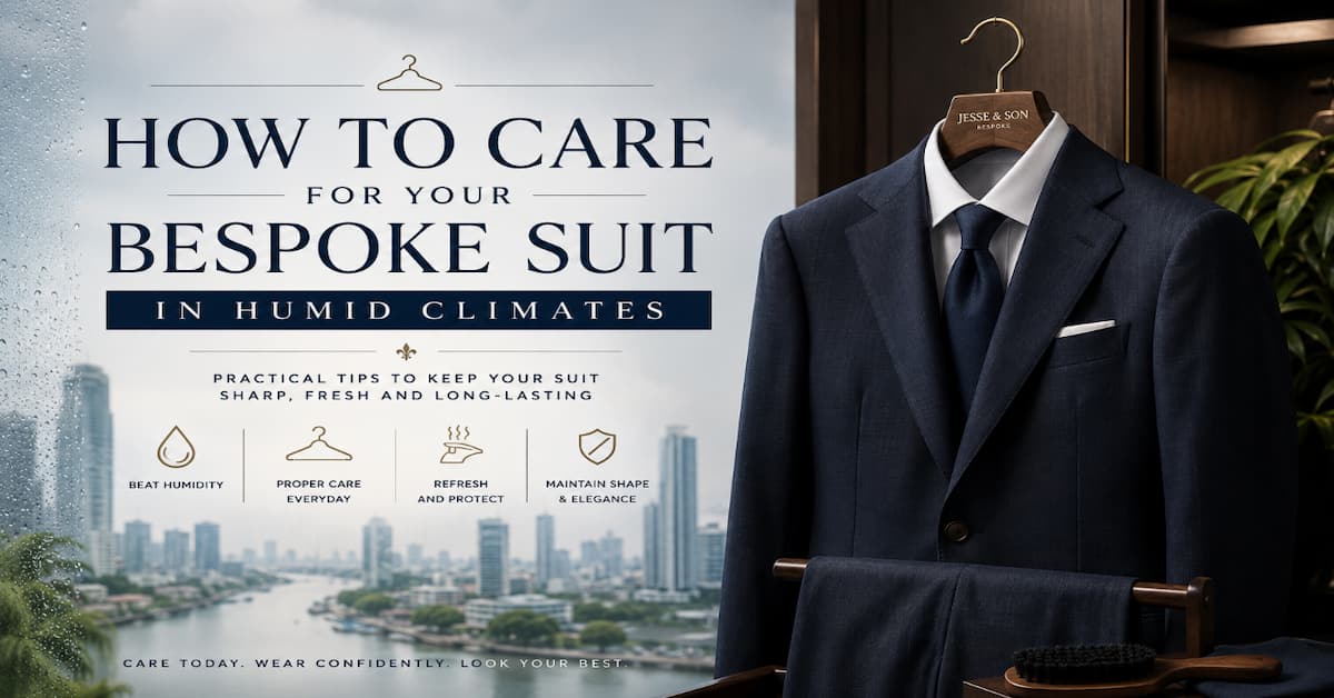 How to Care for Your Bespoke Suit in Humid Climates
