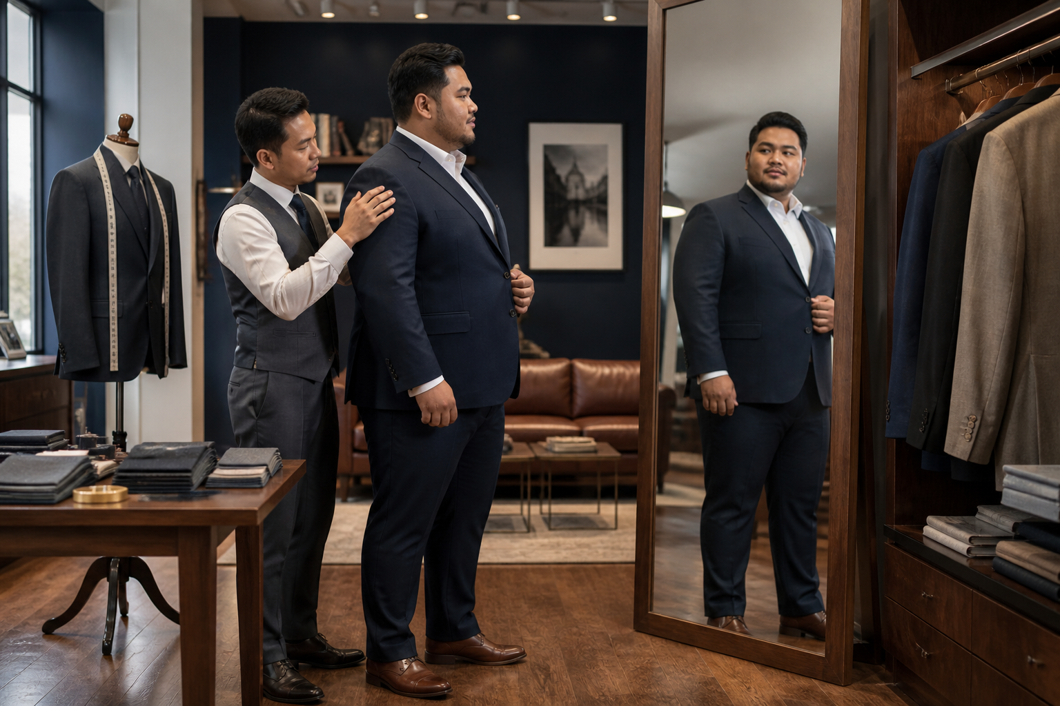 Bespoke Solutions for Plus Size Clients in Thailand: Inclusive Style and Visual Authority